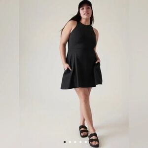 NWT $109 Athleta Conscious Dress // Black Size 3X